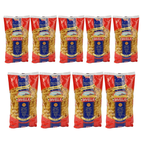 Divella Kurze Pasta 9 x DIVELLA N85 Farfalle 500g 5404015614545
