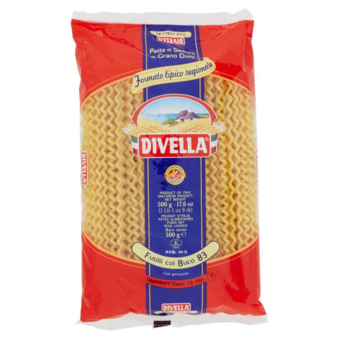 Divella Kurze Pasta Divella Fusilli col Buco Nr.83 8005121040838