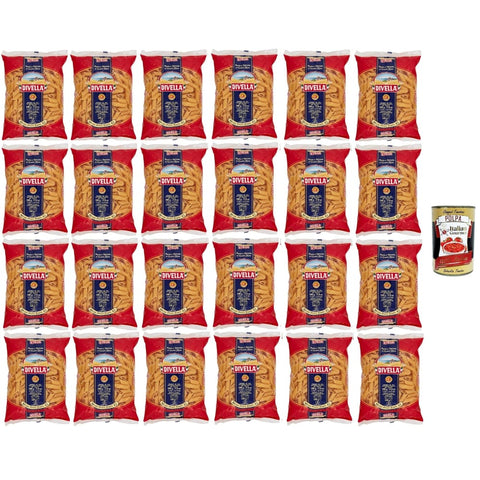 Divella Kurze Pasta Divella Pasta 100% Italienisch Mezze penne rigate 42, Nudeln aus Hartweizengrieß, Kochen 11 Minuten 24x 500 g Original 8032804040014