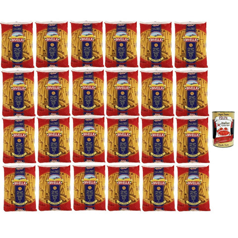 Divella Kurze Pasta Divella Pasta 100% Italienisch Zitoni Tagliati n. 31, Nudeln aus Hartweizengrieß, Kochen 9 Minuten 24x 500 g Original 8032804040014