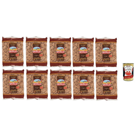 Divella Kurze Pasta Divella Pasta Orecchiette integrale n. 86 Vollkor italienisch Nudeln 500 g 10x Original italienisch inkl. Italian Gourmet Polpa 400g 8005121052862
