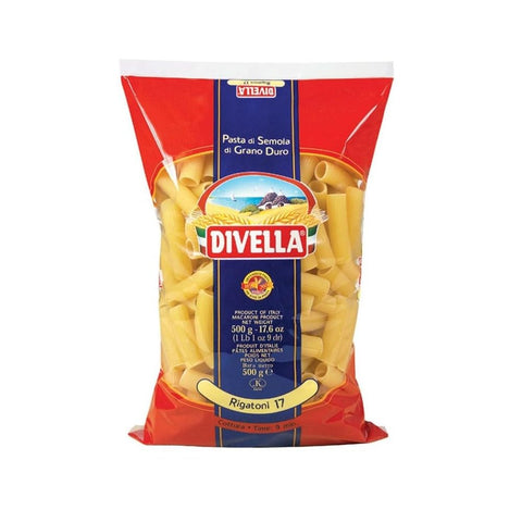 Divella Kurze Pasta Divella rigatoni 17 cottura 10 minuti da 500 grammi (082677) 8005121000177