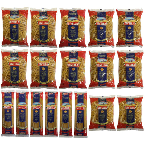 Divella Nudeln, Pasta Paket 18x500g Original italienisch