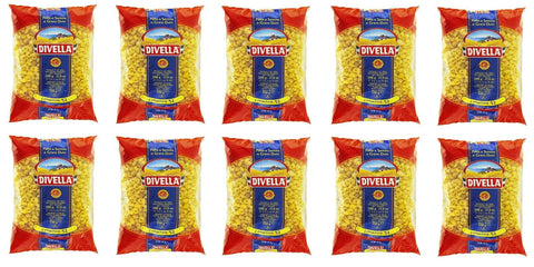 Divella Längliche Pasta 10x Pasta Divella 100% Italienisch N° 52 Lumachine 500 g 8005121000528