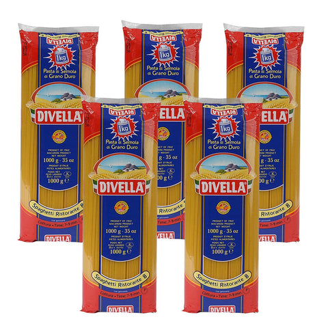 Divella N8 Spaghetti 5x1000g Original italienisch Pasta