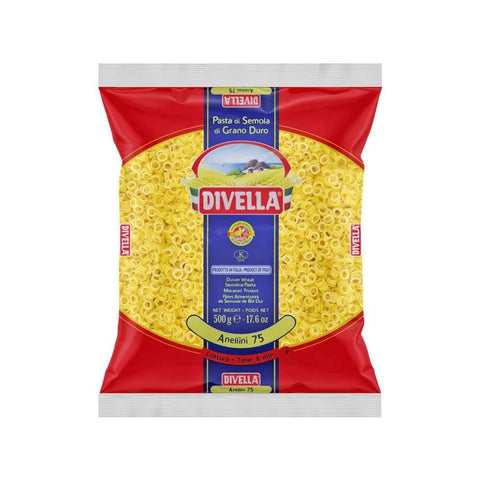 Divella Längliche Pasta Divella Anellini Nr.75 8005121000757
