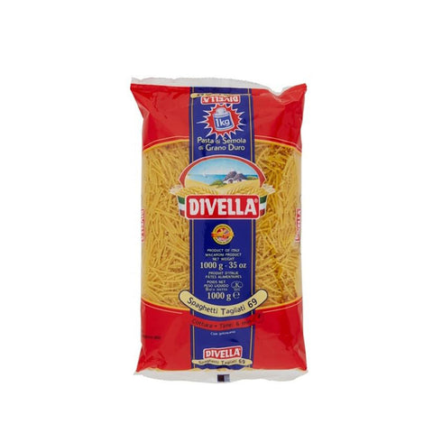 Divella HARTWEIZENGRIESS NUDELN SPAGHETTI GESCHNITTEN 24 500x69g Original italienisch Pasta
