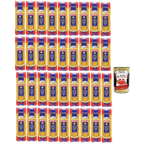 Divella Längliche Pasta Divella Pasta 100% Italienisch Bucatini N° 6, Nudeln aus Hartweizengrieß, Kochen 7 Minuten 36x 500 g Original 8032804040014