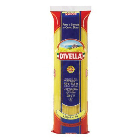 Divella PASTA DURUM WEIZEN SEMOLINA LINGUINE N 14 36x500g Original italienisch