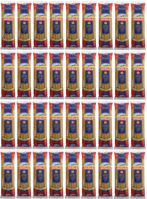 Divella Längliche Pasta Nudeln, Pasta Divella Linguine 14 (36 X 500g) - Vorratspaket 8005121000146