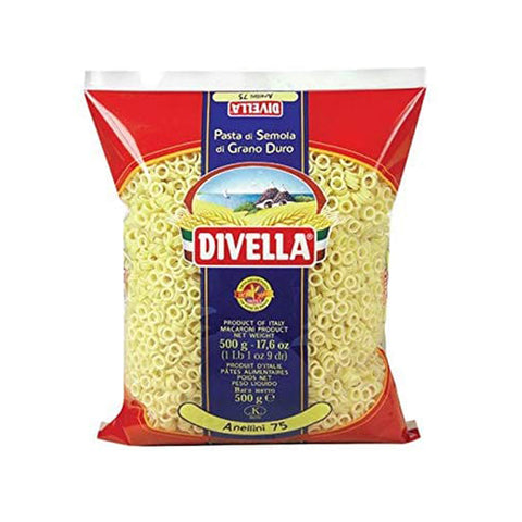Divella HARTWEIZENGRIESS NUDELN ANELLINI 24 500x75g Original italienisch Pasta