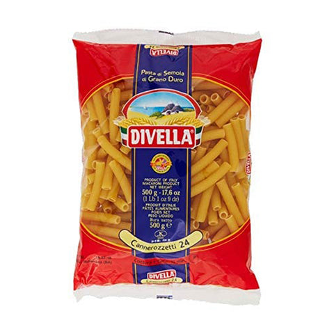 Divella HARTWEIZENGRIESS NUDELN CANNEROZZETTI 24 500x24g Original italienisch Pasta