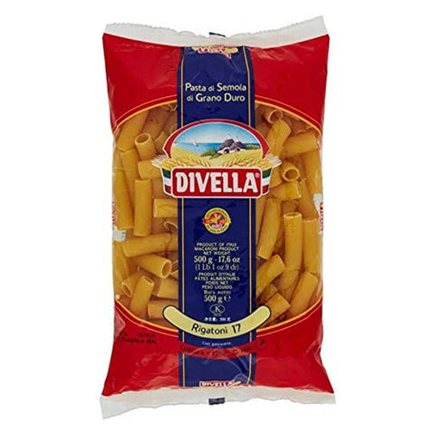 Divella HARTWEIZENGRIESS NUDELN RIGATONI 24 500x17g Original italienisch Pasta