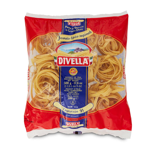 Divella Taglaitelle N. 91 Hartweizengrieß Pasta Italienische Nudeln 500 g Packung Nudeln & Pasta italienisch Original