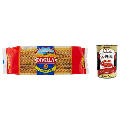 Divella Nudeln & Pasta Divella Pasta 100% italienische Lasagnoni 87, nudeln 500 g Nudeln & Pasta italienisch Original 8005121040876