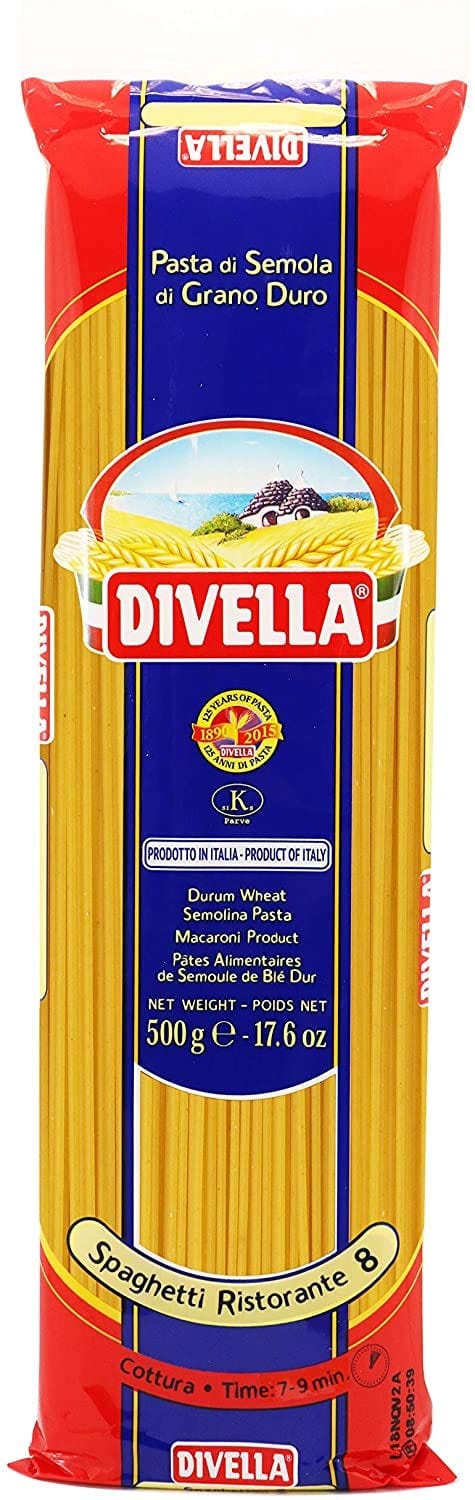 Divella Pasta 10 Pasta Divella 100% Italienisch Spaghetti N° 8 Kochen 9 Minuten 500g 8005121052084
