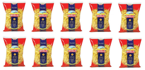 Divella Pasta 10x Pasta Divella 100% Italienisch N°18 mezzi Rigatoni 500g 8005121000184