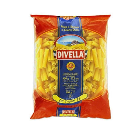 Divella Pasta 100% N° 33 Ziti Tagliati 10x500g Original italienisch