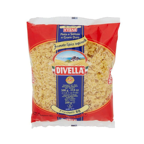 Divella HARTWEIZENGRIESS NUDELN FIOCCHETTI 88 GR 500 X 24 Original italienisch