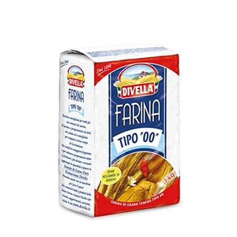 Divella Stärke & Bindemittel Divella farina tipo "00" Grano tenero Mehl Weichweizenmehl 1000g 1k 8005121740172