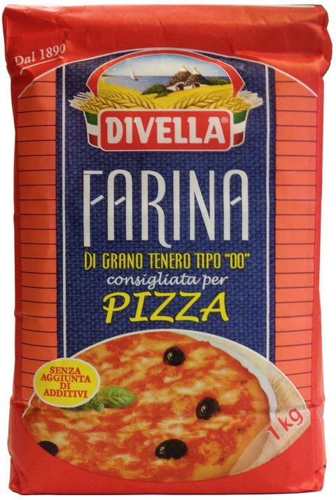 Divella Teffmehl Divella Mehl 00 weich Weizen für Pizza und Nudel 1 kg 8005121004182