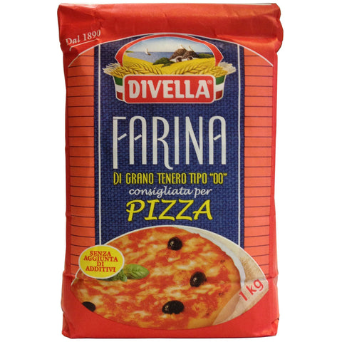 Divella Mehl 00 weich Weizen für Pizza und Nudel 1 kg Teffmehl italienisch Original