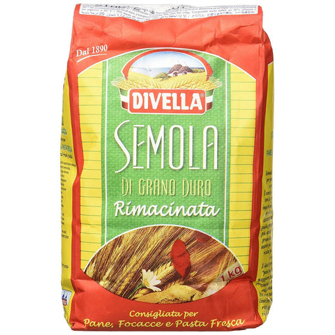Divella Semola Di Grano Duro Rimacinata Hartweizengries 4x1kg Original italienisch