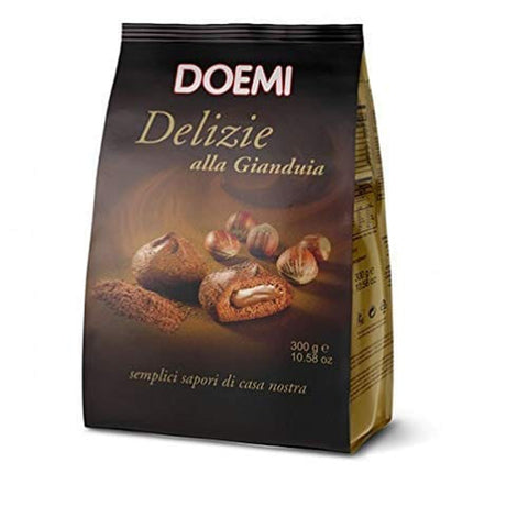 Doemi Kekse Doemi Delizia Gianduia Kekse gefüllt mit Gianduia Creme biskuits kuchen 300 g italienisch Original 8001122006019