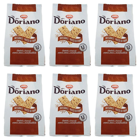 Doria Doriano Crackers Integrali Vollkorn Salzgebäck gesalzen kekse 6x700g Original italienisch