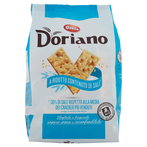 Doria Doriano Crackers ohne Salzkörner Salzgebäck gesalzen kekse 1x700g Original italienisch