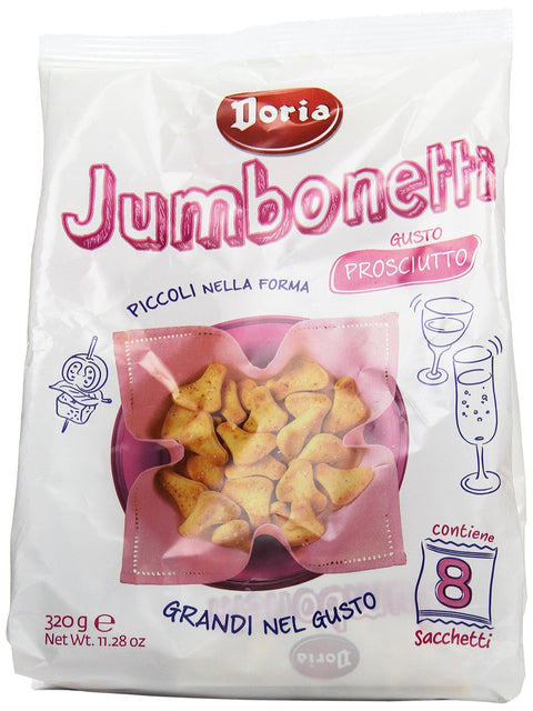 Doria Jumbonetti 8 Sacchetti da 1x40g Original italienisch Feinkost
