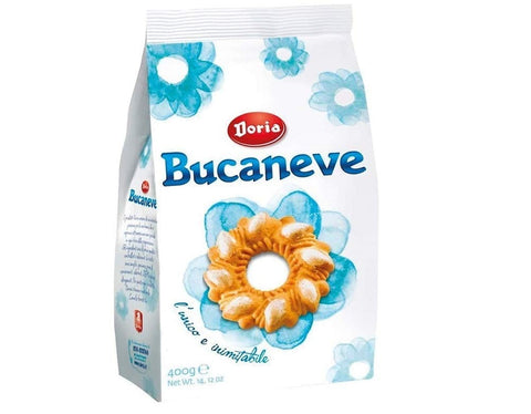 Doria Kekse 12x Doria Kekse Bucaneve Butterkeks kekse mit Zucker 400g cookies biscuits snack 8000605041691