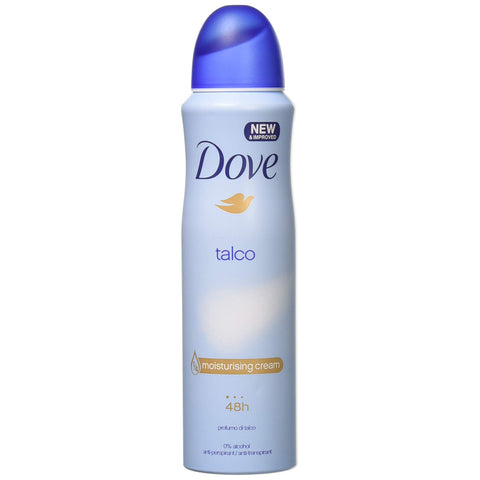 Dove Advanced Care Deodorant Unisex Talkum 72H Anti Transpirant Spray ohne Alkohol 1x150ml Original italienisch Pflege