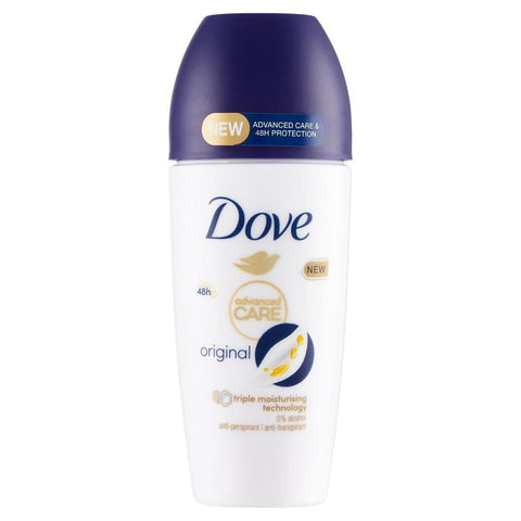 Dove Deo Dove Deo Advanced Care Original italienisch Roll On Deodorant, Antitranspirant Deodorant, Schutz bis zu 48 Stunden 50 ml 12x italienisch inkl. Italian Gourmet Polpa 400g