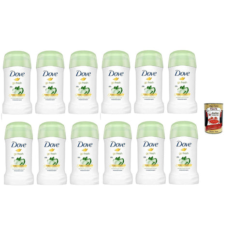 Dove Deodorante Stick Gurken- und Grüntee mit Feuchtigkeitscreme,Deodorant 48h - Deo 12x 40ml Original italienisch inkl. Italian Gourmet Polpa 400g