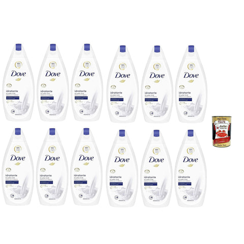 Dove bagnodoccia idratante, Schaumbäder Bades bath shower foam, Weichheit und Pflege 12x 450 ml italienisch Original
