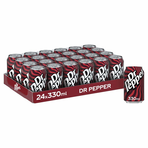 Dr Pepper Fruchtsäfte Dr Pepper Soft Drink Can (Pack of 24) 330 ml italienisch Original Fruchtsaft 655003227826