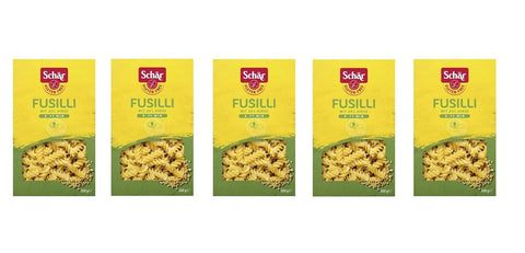 Dr. Schär Kurze Pasta 5x SCHÄR Senza Glutine Fusilli Glutenfrei Pasta mit 20% Hirse 500g 8008698005866
