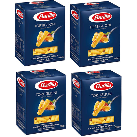 Barilla Tortiglioni Grießnudeln mit Hochwertigen Zutaten, um Immer gut zu Sein Tägliche unwiderstehliche Güte 4x500g Original italienisch Pasta