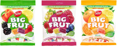 Dufour Konfitüren Testpaket Dufour Big Frut Gelee Beeren, mediterrane Früchte und Zitrusfrüchte 150 g 8004610113541