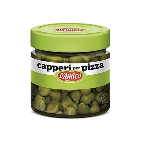 dutis Kapern dutis D'Amico Capperi per Pizza Kapern für Pizza Glas 100g italienisch Original