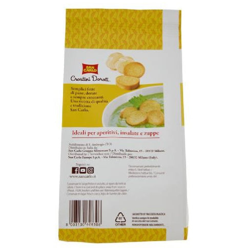 San Carlo Crostini Dorati Classici Geröstete und frittierte Croutons 18x 200 g