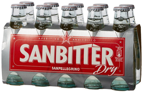 ebaney Ginger Ale Sanbittèr weiss dry 10 x 100 ml. - Sanpellegrino Aperitif Sanbitter 8002270791925