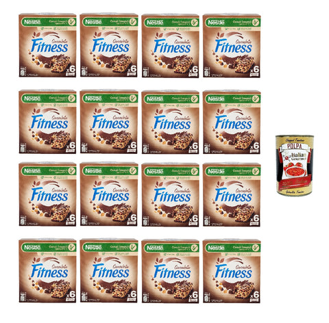 Nestlé Fitness Chocolate Müsliriegel Vollkornriegel mit Schokolade 16x 141g + Italian Gourmet polpa 400g