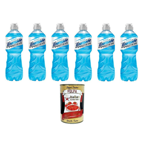 Energade Eiweißgetränke Energade Protein Ice Blue Sportgetränk mit Protein 6x 75 cl Eiweißgetränke italienisch Original 8032804040014