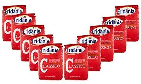 Eridania Puderzucker Zucker Eridania kg 1 x 10 Packungen 8549887652152