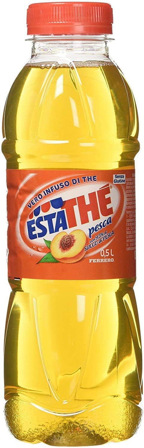 Estathe Ferrero Eistee Pfirsich The' Pesca PET tea the erfrischend 24x40cl Original italienisch Getränk