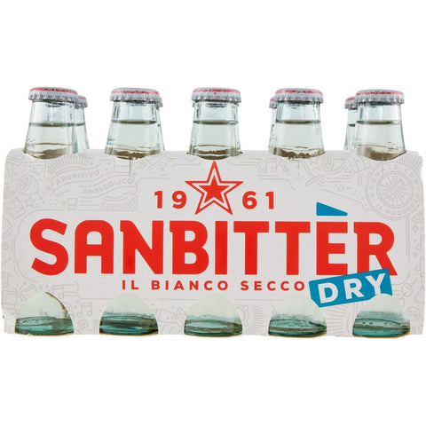 Ewbob 20 Stück Sanbittèr weiss dry 100 ml Aperitif Sanbitter Klassisch Italienisch Mischgetränke & Cocktails Original
