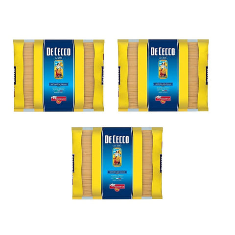 DE CECCO Spaghettoni n°412 Pasta di Semola di Grano Duro Hartweizengrieß Pasta 100% Italienische Pasta Längliche Pasta 3x3kg Original italienisch