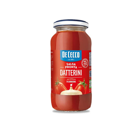 F.lli De Cecco Pastasaucen De Cecco Salsa Pronta Datterini con Cipolla di Giarratana Tomatensauce Fertigsauce mit Zwiebel von Giarratana 300g 8001250015327